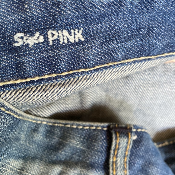 Buffalo Vintage Never Used Detailed Design Sexy Fit Pink Floral Inside Jeans - Picture 11 of 16